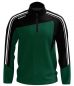 Preview: Masita Zip-Sweater Forza grün-schwarz