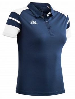 Acerbis Damen Poloshirt Kemari dunkelblau-weiß