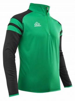 Acerbis Zip Sweater Kemari grün-schwarz