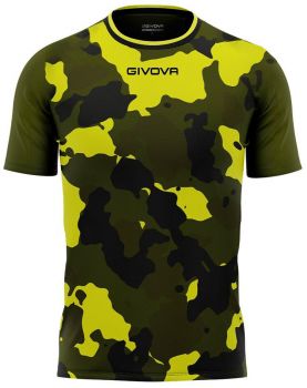 Givova Trikot - Set Army grün-neongelb