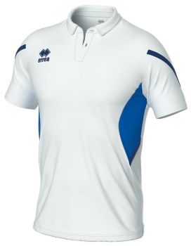 Errea Poloshirt Clark weiß-blau