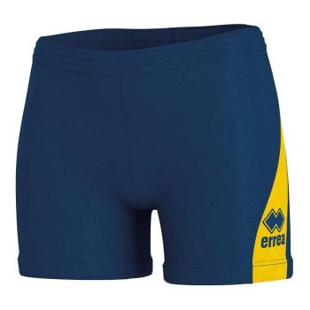 Errea Damen Short Amazon blau-gelb