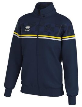 Errea Damen Trainingsjacke Diana blau-gelb-weiß