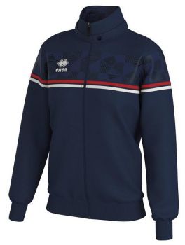 Errea Damen Trainingsjacke Diana blau-rot-weiß