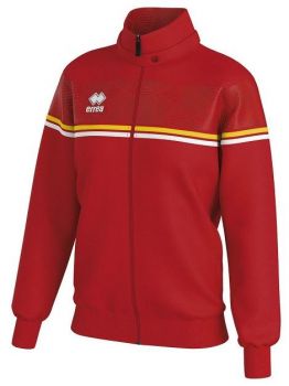 Errea Damen Trainingsjacke Diana rot-gelb-weiß