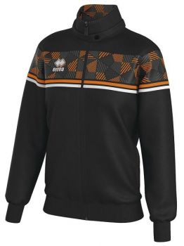 Errea Damen Trainingsjacke Diana schwarz-orange-weiß