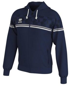 Errea Hoodie Dragos blau-grau-weiß