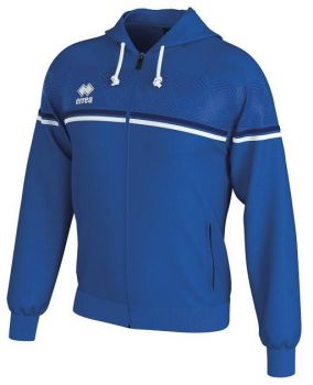 Errea Kapuzensweatjacke Dragos blau-weiß