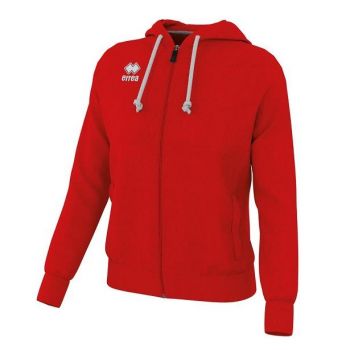 Errea Kapuzensweatjacke Wira rot