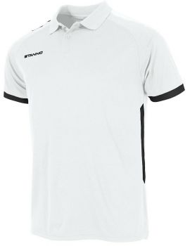 Stanno Poloshirt First weiß-schwarz