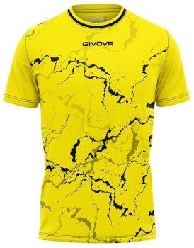 Givova Trikot - Set Grafite gelb-schwarz