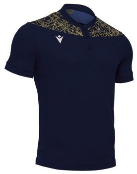 Macron Poloshirt Chenda blau-gelb