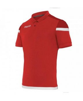 Macron Poloshirt Shofar rot-weiß