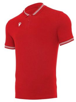 Macron Poloshirt Yukar rot-weiß