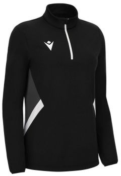 Macron Damen 1/4-Zip Maira schwarz-weiß