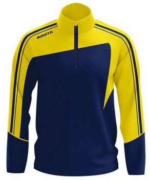 Masita Zip-Sweater Forza blau-gelb