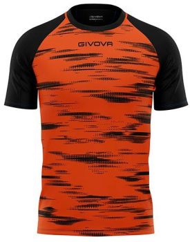 Givova Trikot Pixel orange-schwarz