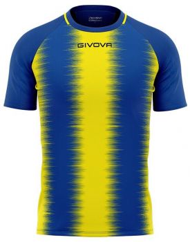 Givova Trikot-Set Stripe blau-gelb