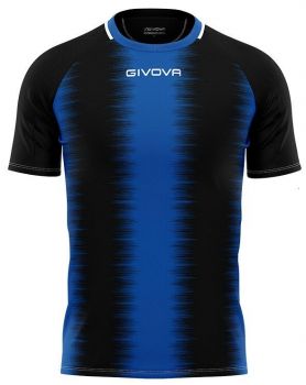 Givova Trikot-Set Stripe schwarz-blau