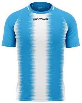 Givova Trikot-Set Stripe hellblau-weiß