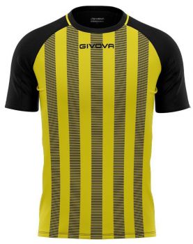 Givova Trikot-Set Tratto schwarz-gelb