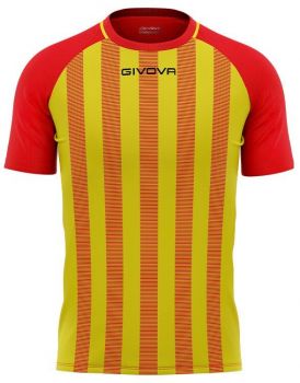 Givova Trikot-Set Tratto rot-gelb