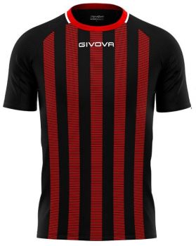 Givova Trikot-Set Tratto schwarz-rot