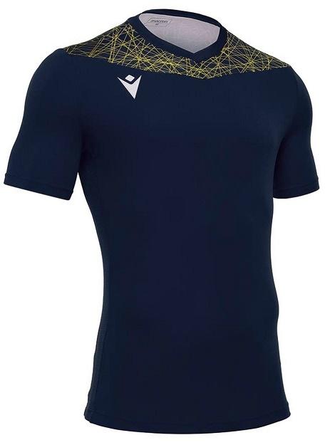 Macron Shirt Nash Navyblau Gelb Teamsport Corner Trikotsatze Und Mehr In Grosser Auswahl