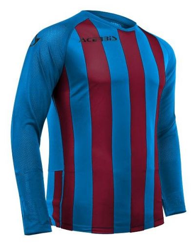 Acerbis Langarmtrikot Johan blau-weinrot gestreift