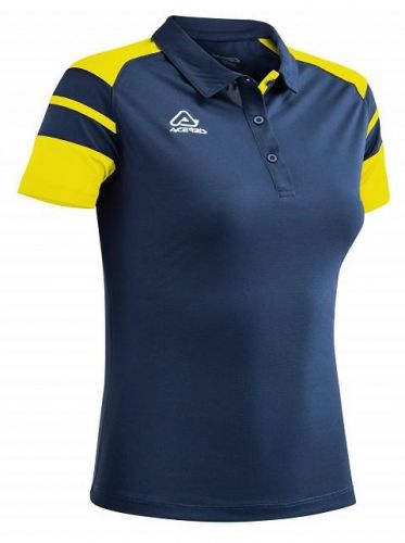 Acerbis Damen Poloshirt Kemari blau-gelb