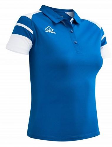 Acerbis Damen Poloshirt Kemari blau-weiß