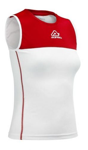 Acerbis Damen Singlet Vicky weiß-rot