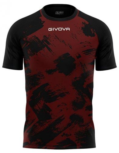 Givova Trikot Armt weinrot-schwarz