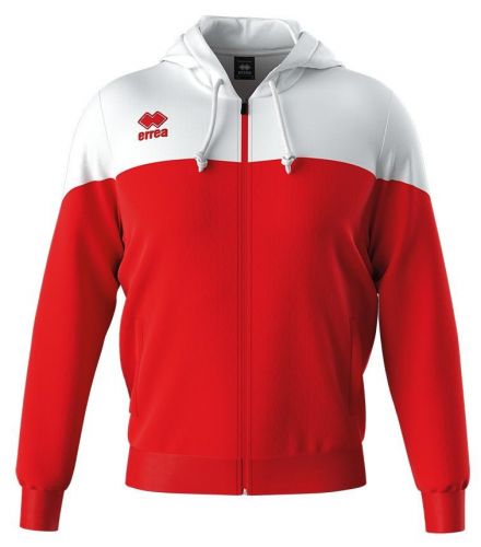 Errea Hoody Ben rot-weiß