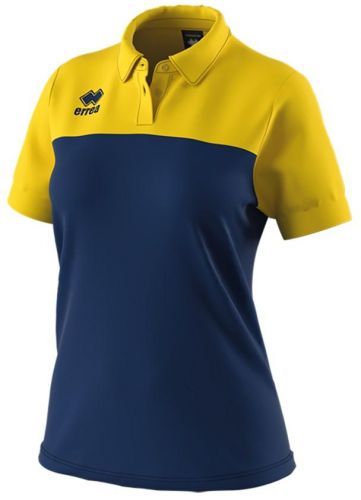 Errea Damen Poloshirt Bonnie blau-gelb