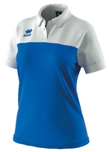 Errea Damen Poloshirt Bonnie royalblau-weiß