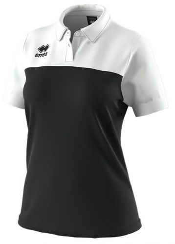 Errea Damen Poloshirt Bonnie schwarz-weiß