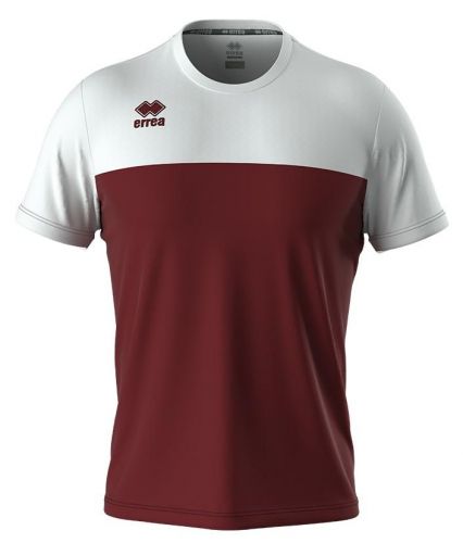 Errea Trikot Brandon weinrot-weiß