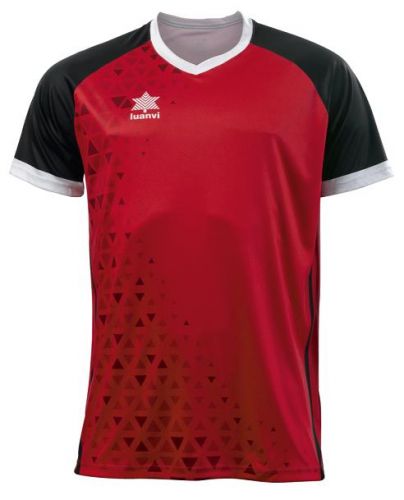 luanvi Trikot Cardiff rot-schwarz