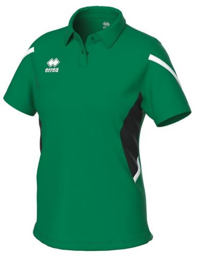 Errea Damen Poloshirt Carmen grün-schwarz-weiß