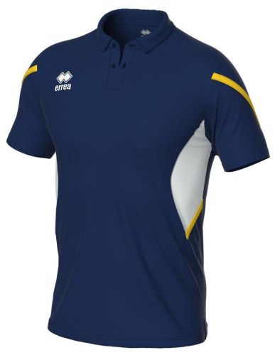 Errea Poloshirt Clark blau-gelb-weiß