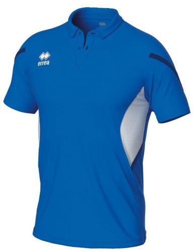 Errea Poloshirt Clark blau-weiß