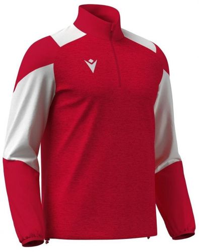 Macron 1/4-Zip Cuzco rot-weiß