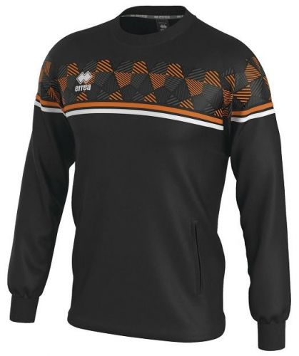 Errea Trainingssweater Davis schwarz-orange-weiß