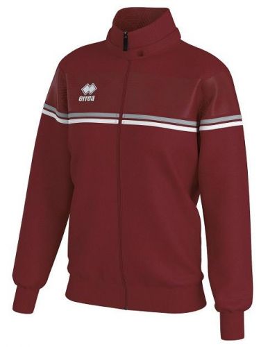 Errea Damen Trainingsjacke Diana weinrot-grau-weiß