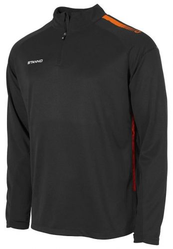 Stanno 1/4-Zip schwarz-orange