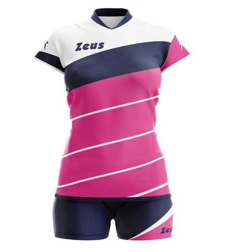 Zeus Damen Volleyball Trikot Lybra rosa-blau-weiß