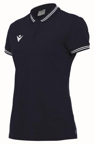 Macron Damen Poloshirt Hambo navyblau-weiß