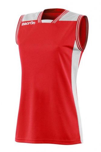 Macron Damen Basketball Shirt Radon rot-weiß