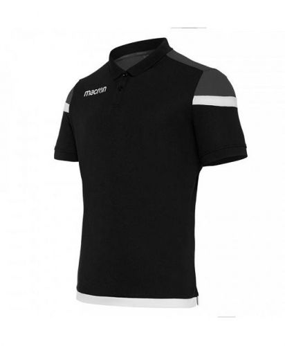 Macron Poloshirt Shofar schwarz-weiß